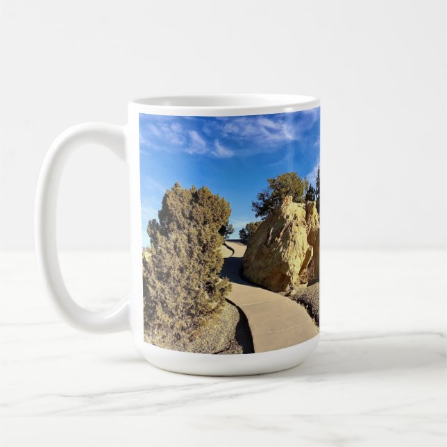 Journey Beyond the Bend Coffee Mug (Left)