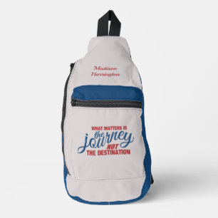 JOURNEY custom name Sling Bag