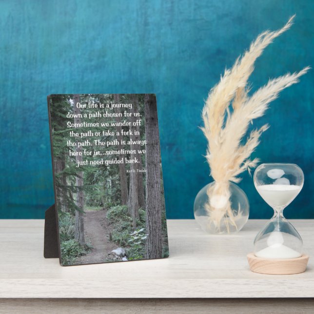 Journey Down The Path Plaque (Side)