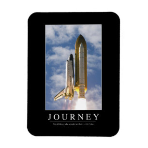 Journey: Inspirational Quote 1 Magnet