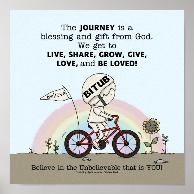 Journey is a Gift Poster (Front)