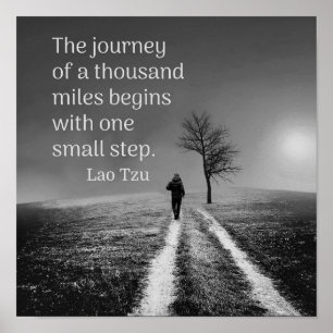 Journey of a thousand miles -- poster