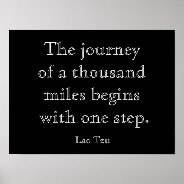 Journey of a thousand miles - poster (Front)