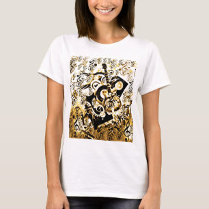 Journey Of Music,Rocks Gold_ T-Shirt