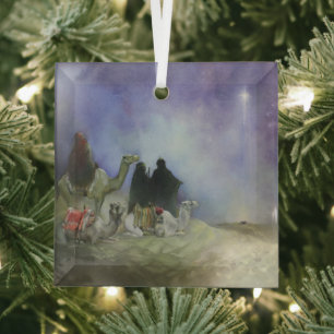 Journey of the Magi Glass Tree Decoration