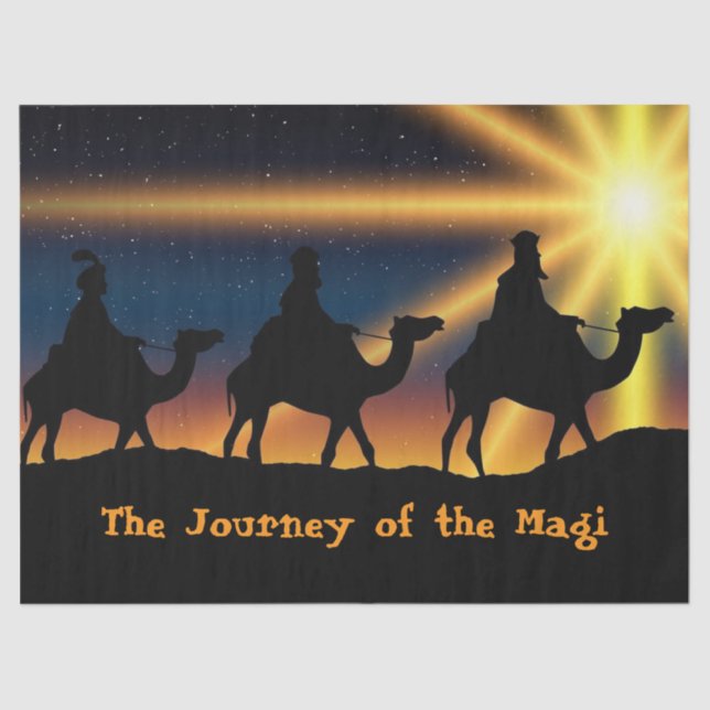 Journey of the Magi Tissue/Craft Paper (Front)
