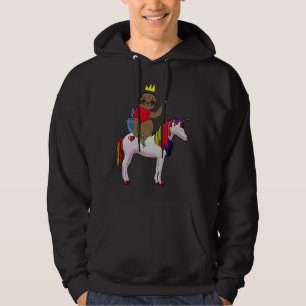 Journey Of The Sloth On A Unicorn Hoodie
