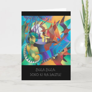 "JOURNEY OF THE VAKA I" CARD