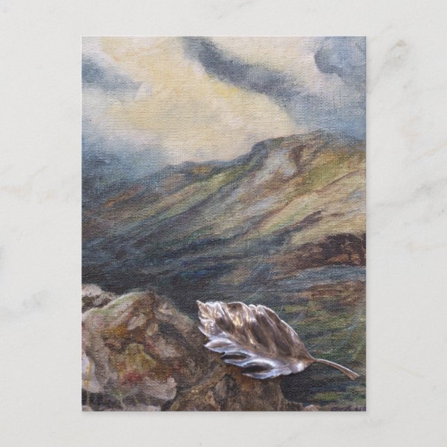 "Journey On" Leaf Postcard (Front)