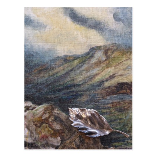 "Journey On" Leaf Postcard