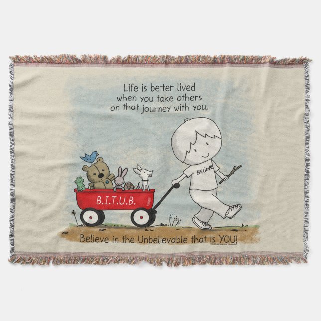 Journey Throw Blanket (Front)