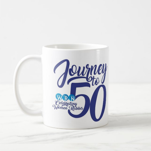 Journey to 50 Coffee Mug (Left)