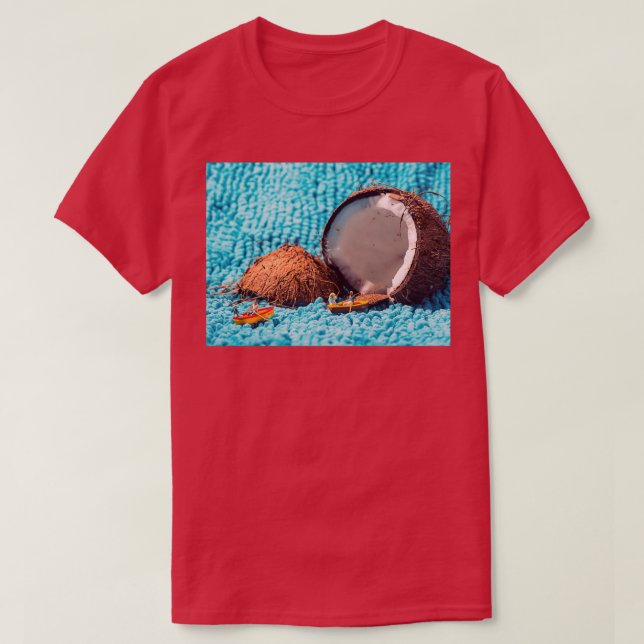 Journey To Coconut Island T-Shirt (Design Front)