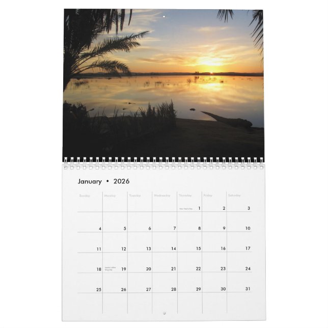 Journey To Egypt - pictures of Egypt Calendar (Jan 2026)