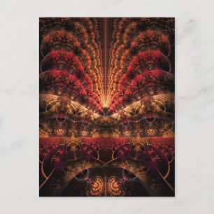 Journey to Infinity fractal artwork Postcard
