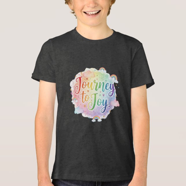 Journey to Joy Tri-Blend Shirt (Front)