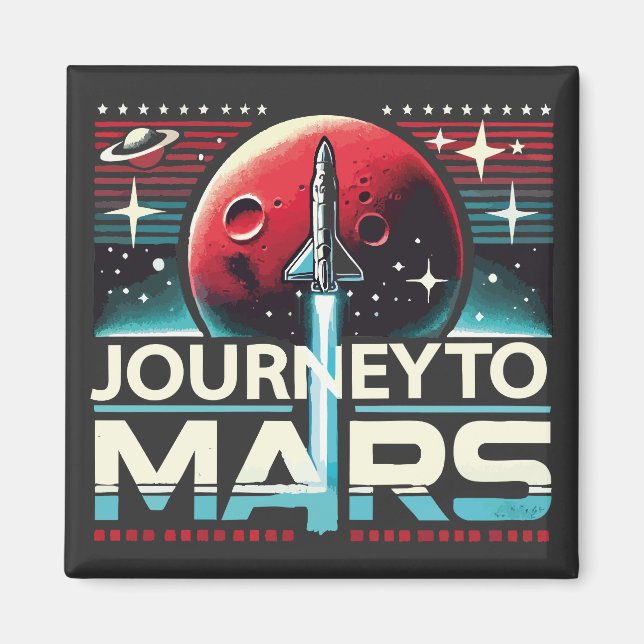 Journey to Mars Magnet (Front)