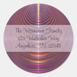 Journey to Soul Mandala Classic Round Sticker