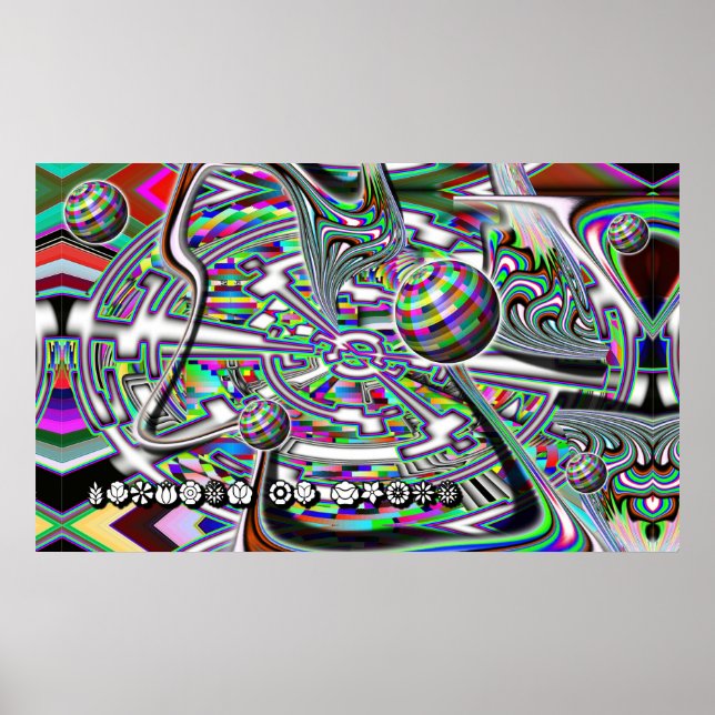 Journey to Space (alien spaceship) Poster (Front)