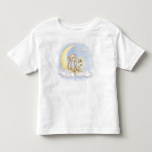 Journey to the Moon, Teddy and Rabbit Toddler T-Shirt