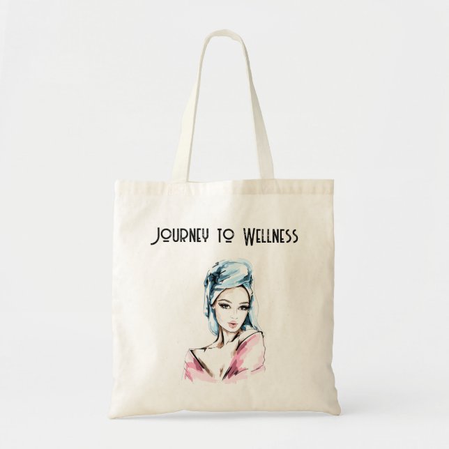 Journey to Wellness Tote Bag (Front)