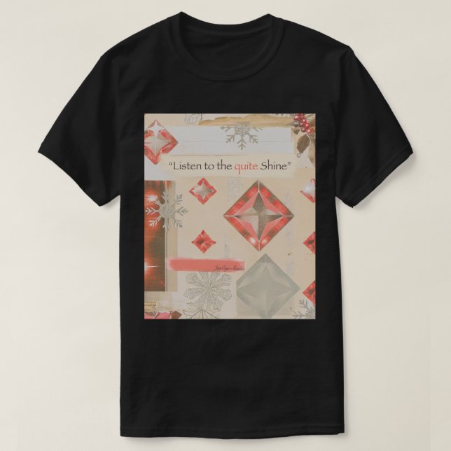 Journey & Warm Light – Black Tee (Design Front)