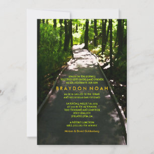 Journey Watercolor Bar Bat Mitzvah Invitation