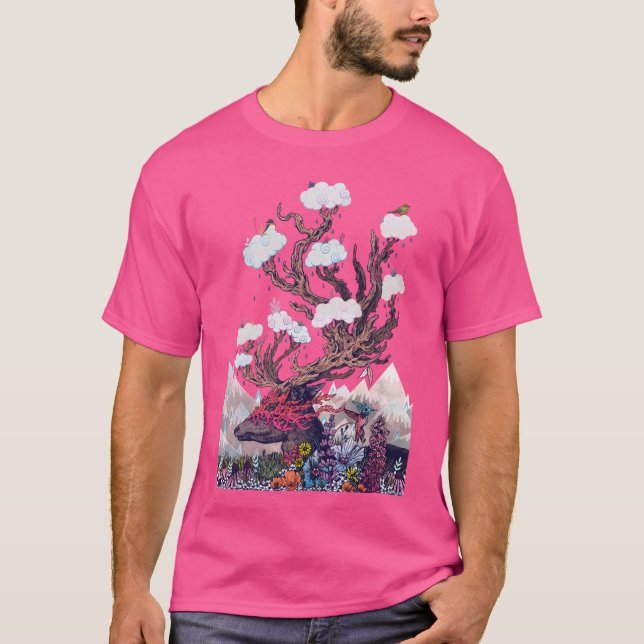 Journeying Spirit (Deer) T-Shirt (Front)