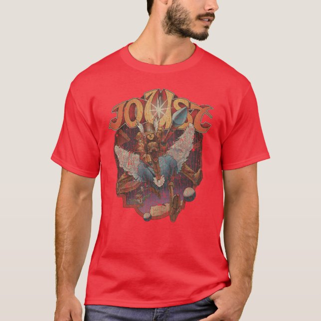 Joust Attack 1982 family T-Shirt (Front)