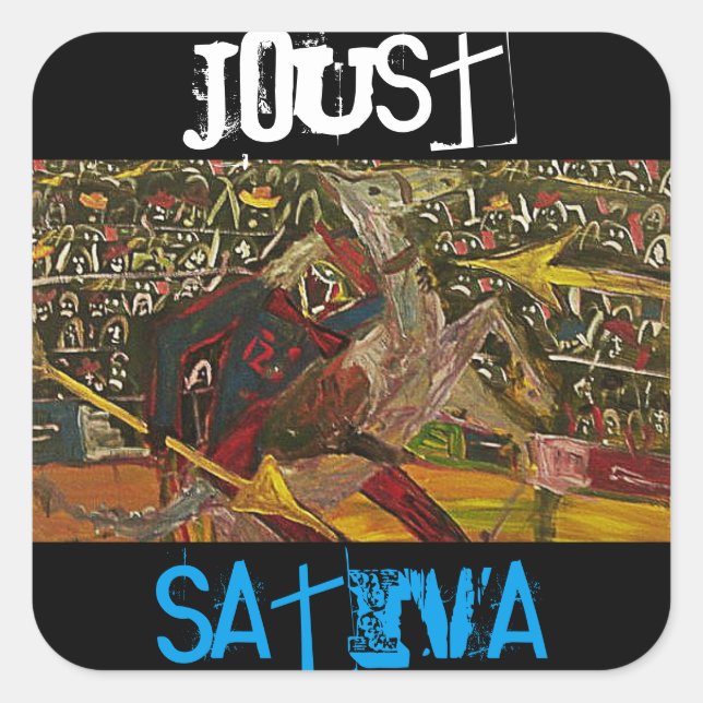 JOUST SATIVA SQUARE STICKER (Front)