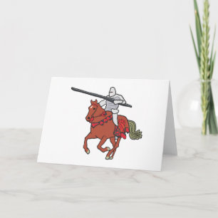 Jousting Knight Card