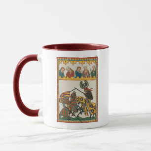 Jousting Knights At A Tournament Mug