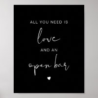 JOVI Black All You Need is Love and Open Bar