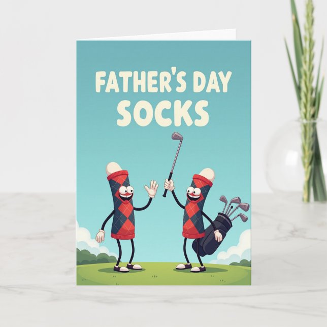 Jovial Fathers Day Card (Front)
