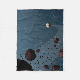 Jovian Trojans Asteroids. Fleece Blanket