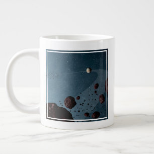 Jovian Trojans Asteroids. Large Coffee Mug