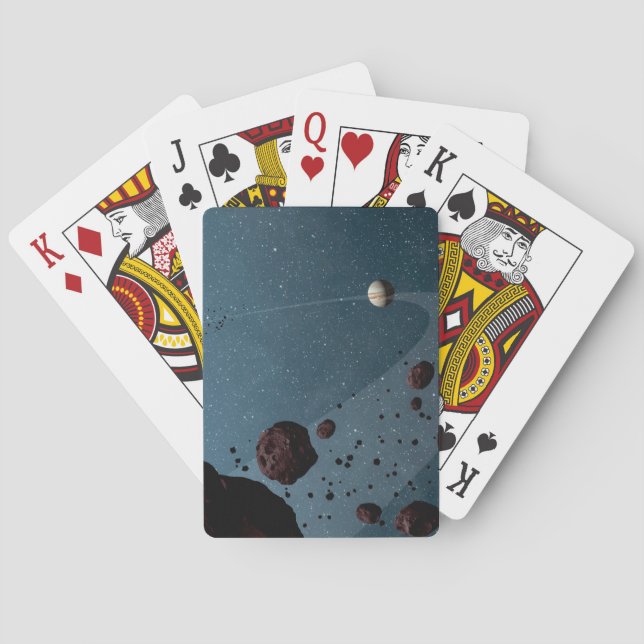 Jovian Trojans Asteroids. Playing Cards (Back)