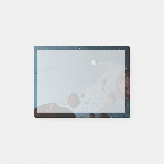 Jovian Trojans Asteroids. Post-it Notes (Front)