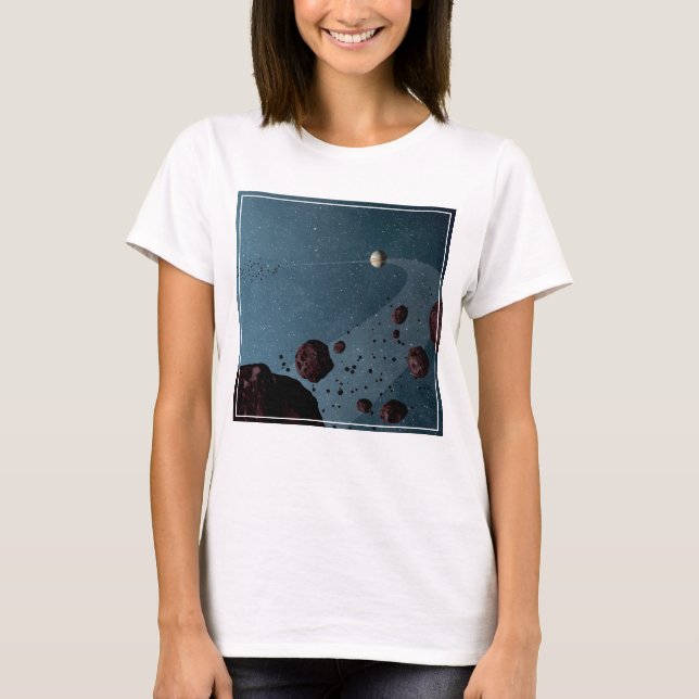 Jovian Trojans Asteroids. T-Shirt (Front)