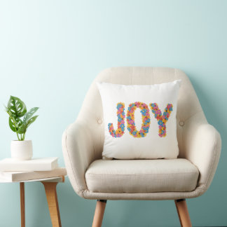 Joy 16x16 Throw Pillow