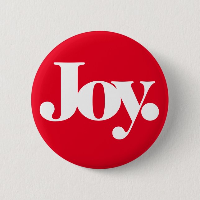 JOY 6 CM ROUND BADGE (Front)