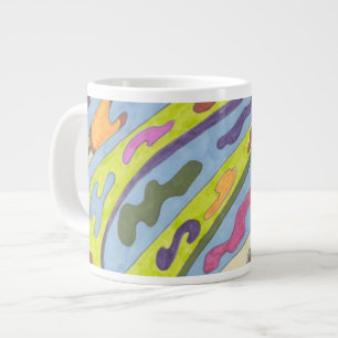 "Joy" Abstract Art Large Coffee Mug