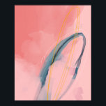 "Joy" - Abstract Design On Pink Poster<br><div class="desc">- Made And Designed By Morgan Harper Nichols</div>