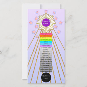 JOY & ABUNDANCE LADDER CARD by Hoshi Hana