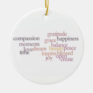 Joy and Gratitude Ornament