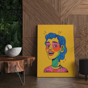 Joy And Happiness Creative Wall Art Poster
