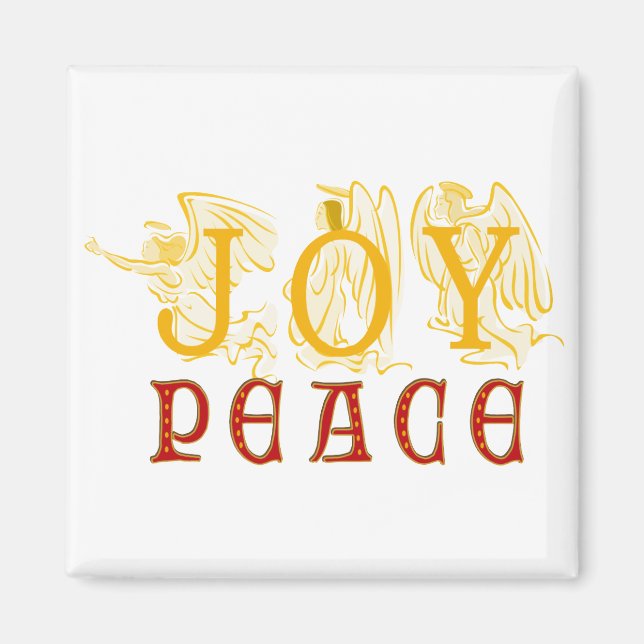 Joy And Peace Magnet (Front)