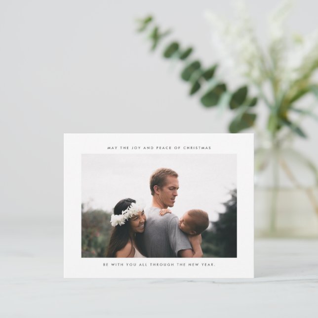 Joy and Peace of Christmas Holiday Family Photo (Standing Front)