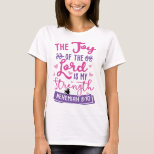 Joy and Strength God Faith Hope Tshirt Budget