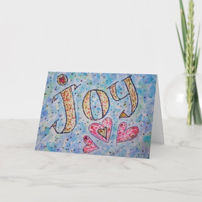 Joy Art Greeting Card (Front)
